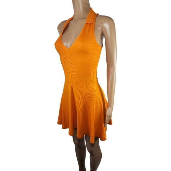 Zara V- Neck Sleeveless Tee Shirt dress - Picture 3 of 7